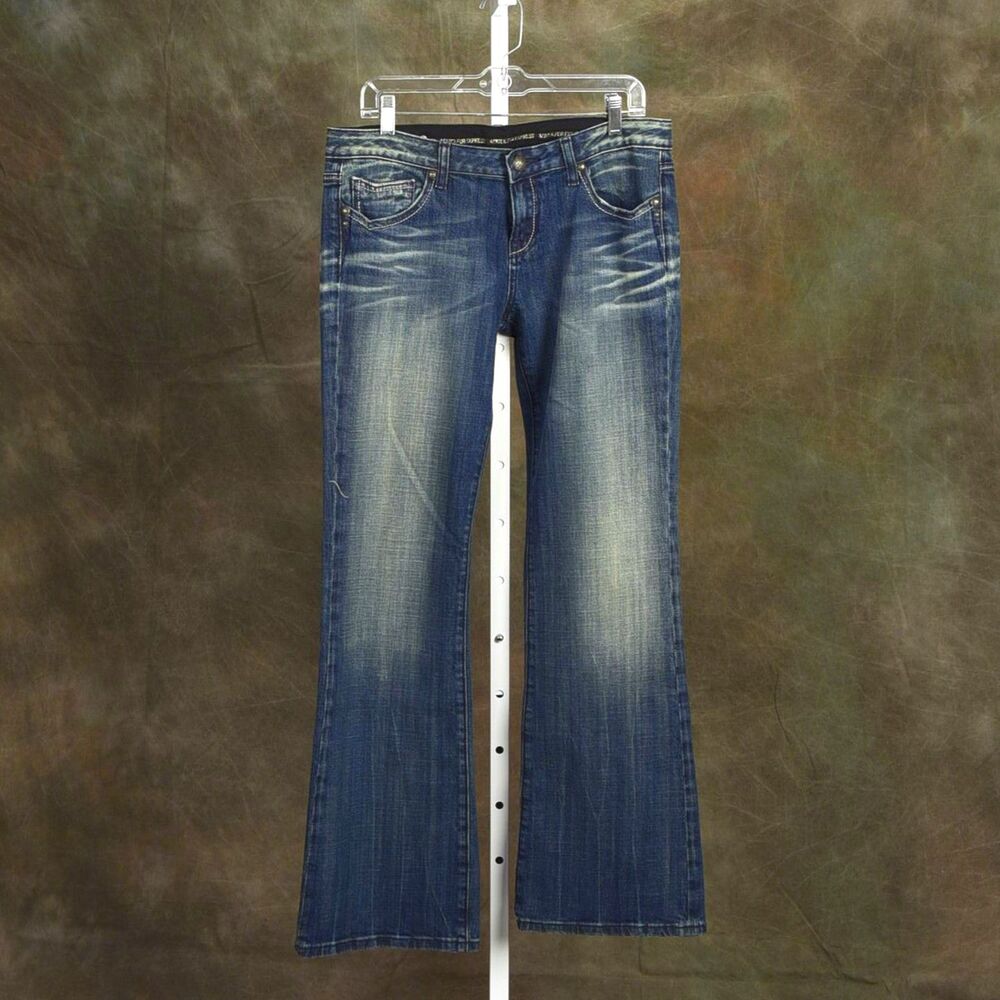 ReRock for Express Distressed Faded Boot Cut Size 12 R  NWT